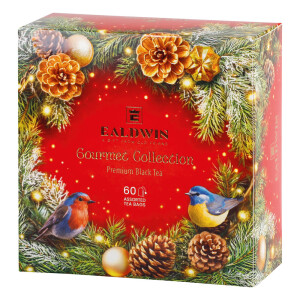 EALDWIN XMAS RED. Collection of 60 teas – black teas with flavor - Reklamnepredmety
