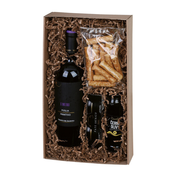 PRIMITIVO. Gift set with Primitivo wine