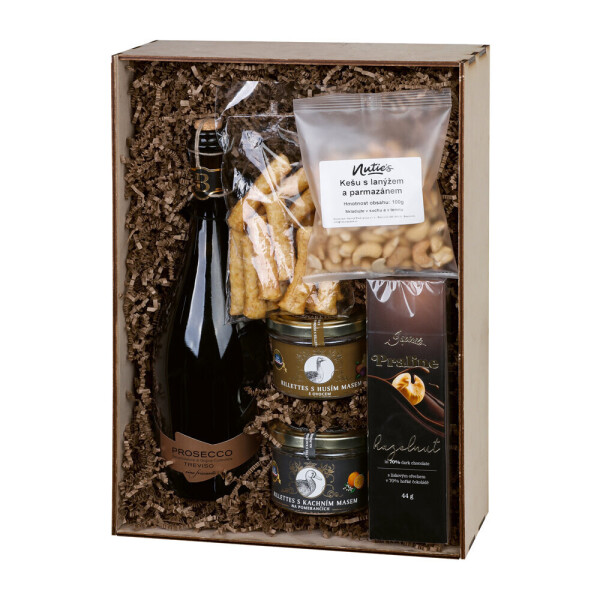 PLATINO NOVO. Gift set with Prosecco