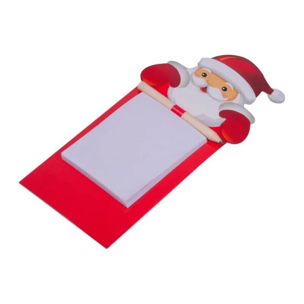 Santa Claus fridge magnet with notepad