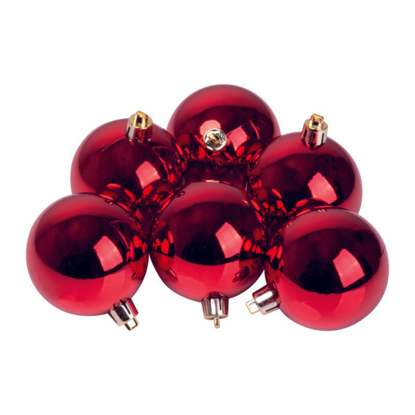 Set of 6 christmas baubles