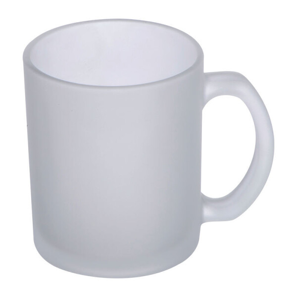 Frosted glass sublimation mug, 350 ml