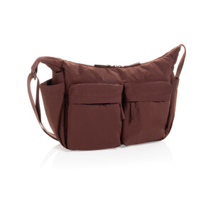 KENTO URBAN RCS recycled nylon padded crossover bag - Reklamnepredmety