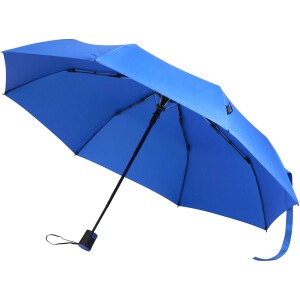 Agnes 21-inch automatic-opening foldable umbrella made of RPET material - Reklamnepredmety