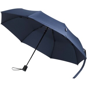 Agnes 21-inch automatic-opening foldable umbrella made of RPET material - Reklamnepredmety