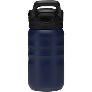 Knox 350 ml RCS recycled stainless steel double-walled sports bottle with a flip-up straw - Reklamnepredmety