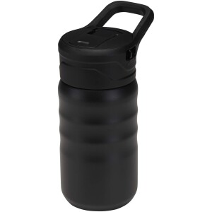 Knox 350 ml RCS recycled stainless steel double-walled sports bottle with a flip-up straw - Reklamnepredmety