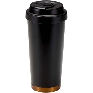 Hampton 480 ml RCS – double-walled vacuum-insulated mug made of recycled stainless steel - Reklamnepredmety
