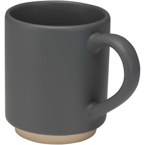 Camilla stackable ceramic mug, 180 ml, with a matte finish. - Reklamnepredmety