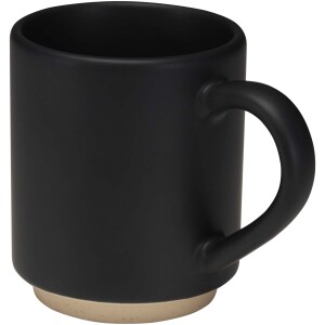 Camilla stackable ceramic mug, 180 ml, with a matte finish. - Reklamnepredmety