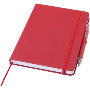 Spectrum A5 recycled paper notebook and ballpoint pen set - Reklamnepredmety