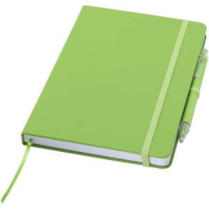 Spectrum A5 recycled paper notebook and ballpoint pen set - Reklamnepredmety