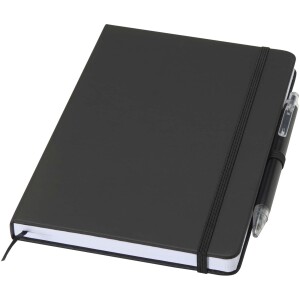 Spectrum A5 recycled paper notebook and ballpoint pen set - Reklamnepredmety