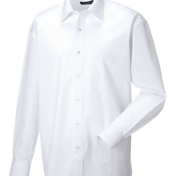 Z936 Men´s Long Sleeve Pure Cotton Poplin Shirt
