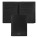 Card holder with flap and money pocket Grid Black - HLG632A-1 - variant Ps HLG632A
