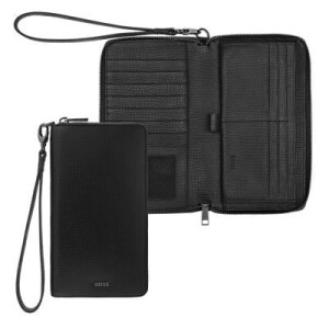 Travel wallet Grid Black - Reklamnepredmety