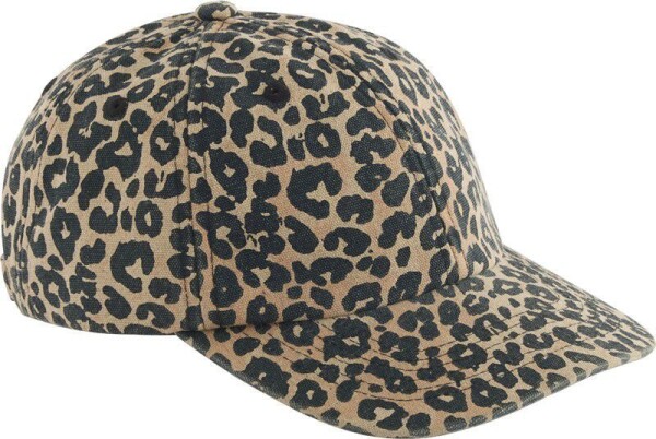 6 Panel Cap "Leopard Print" B 110
