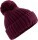 Knitted Hat with Pompon "Toasty Patch" B 329 - ps-530329-beechfield-b-329-burgundy-front-f0464066-a4d5-43c6-be58-4771096e0130-web - variant 