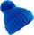 Knitted Hat with Pompon "Toasty Patch" B 329 - ps-530329-beechfield-b-329-luminous-blue-front-cb008b03-86cc-445f-99b8-0505eeb5ac5c-web - variant 