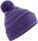 Knitted Hat with Pompon "Team Stripe" B 476 - ps-530476-beechfield-b-476-purple-front-b56fa947-9dc2-4a04-813a-50d182e6daf3-web - variant 