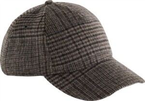 5 Panel Cap "Wool Blend Check" B 625 - Reklamnepredmety