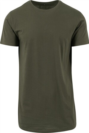 Men's T-Shirt "Shaped Long" BY 028 - Reklamnepredmety