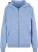 Heavy Ladies' Hooded Sweat Jacket "Fluffy" BY 290 - ps-560290-build-your-brand-by-290-powder-blue-front-b52b9a8c-1880-4c1d-8f56-ec93288df460-web - variant 