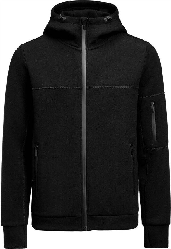 Men's Hooded Stretch Fleece Jacket - Montana Midlayer