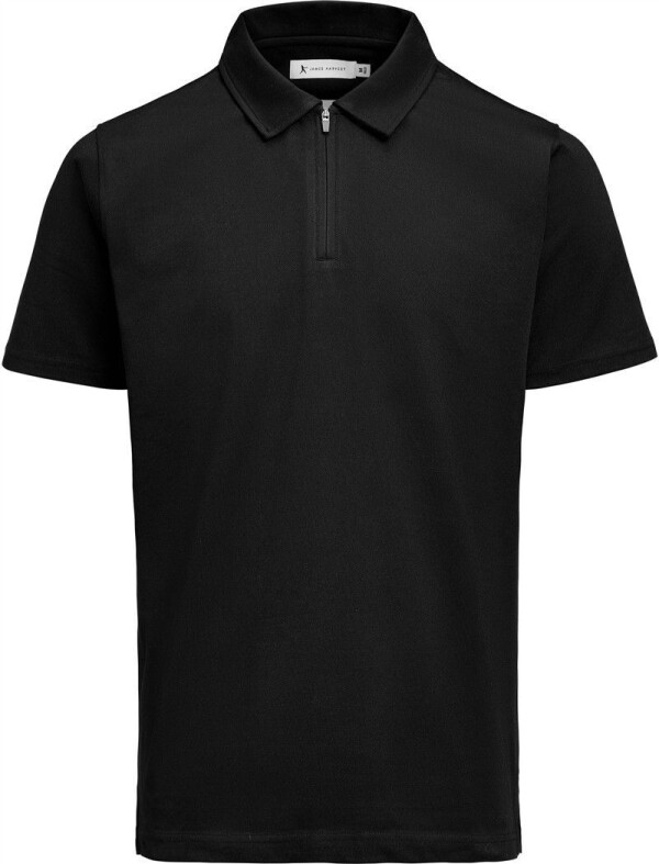 Men's piqué polo with zip Montana Polo