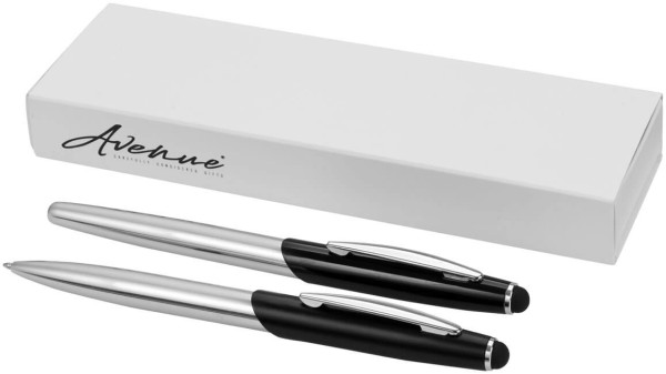 Geneva stylus ballpoint pen and rollerball pen gift