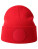 Wind-S Circular Patch Beanie - at7005-red - variant 