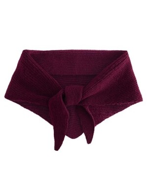 Knitted Triangle Scarf - Reklamnepredmety