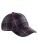 Wool Blend Check Cap - cb625-navy-plaid - variant 