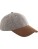 Suede Peak Herringbone Cap