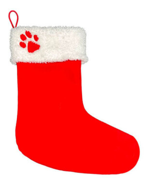 Dog Christmas Stocking - Booty Shape - Reklamnepredmety