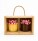 Gift Set – Acacia and Honeydew Honey (with decorative fabric covers) in a two-window box with a sliding lid. - 70926 - variant 