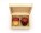Gift Set – Acacia and Honeydew Honey (with decorative fabric cover and honey dipper) in a Wooden Box - 70826 - variant 