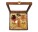 Gift set – 4 hexagonal jars of honey and a "Tree with Heart" bottle of mead, in a premium wooden box with a glass window. - 70726 - variant 
