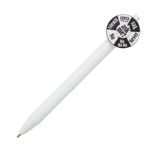 YES OR NO plastic pen - Reklamnepredmety