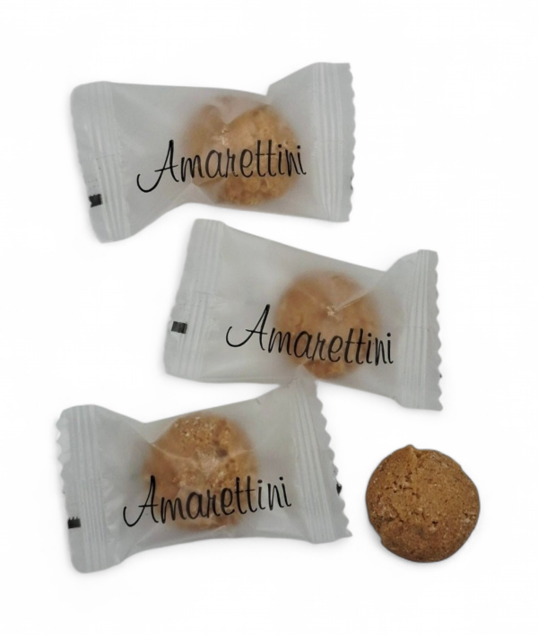 Italian Amarettini Biscuits for Coffee with Custom Printing