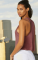 Women`s Racerback Cropped Tank - 17006-cervena - variant