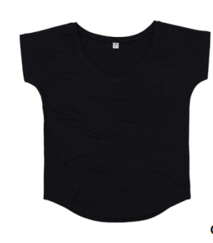 Women`s Loose Fit V Neck T