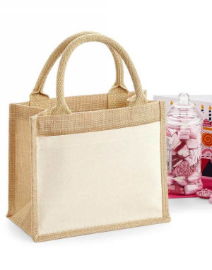 Cotton Pocket Jute Gift Bag - Reklamnepredmety