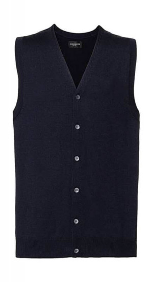 Men`s V-Neck Sleeveless Knitted Cardigan - Reklamnepredmety