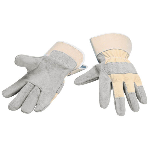 Genuine leather work gloves
