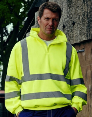 Fluo 1/4 Zip Sweat Shirt - Reklamnepredmety