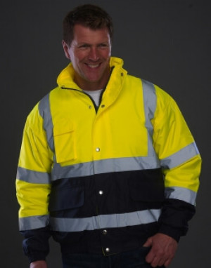 Hi-Vis 2-Tone Bomber Jacket - Reklamnepredmety