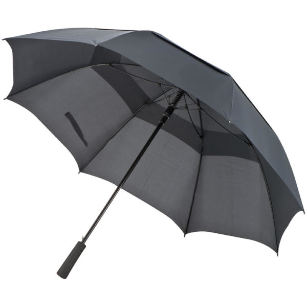 Golf umbrella with windscreen