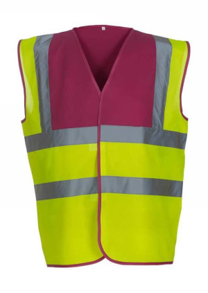 Hi Vis 2 Band + Brace Waistcoat