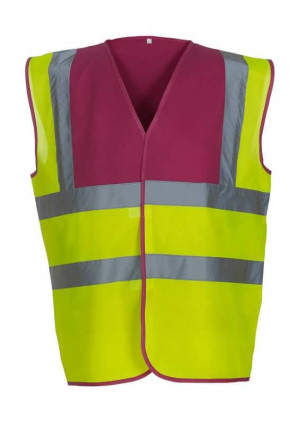 Hi Vis 2 Band + Brace Waistcoat - Reklamnepredmety